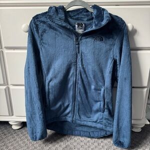 The North Face Blue Osito Fleece Zip-up Jacket Size: Small